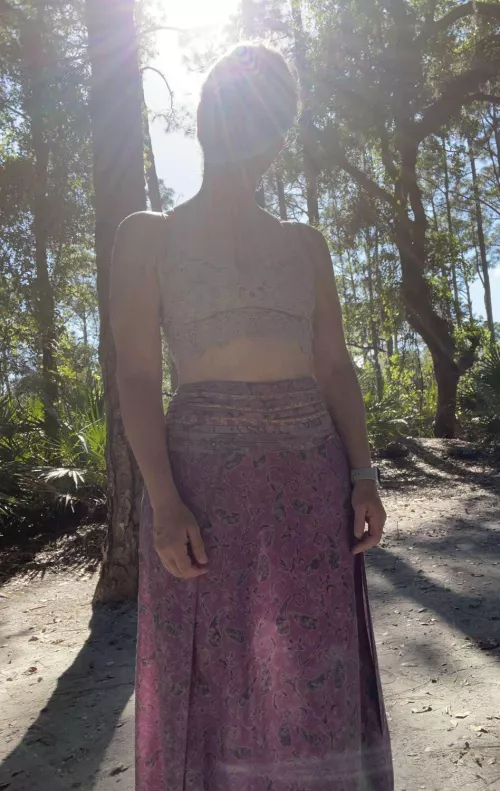 The Sun is always a good backlight