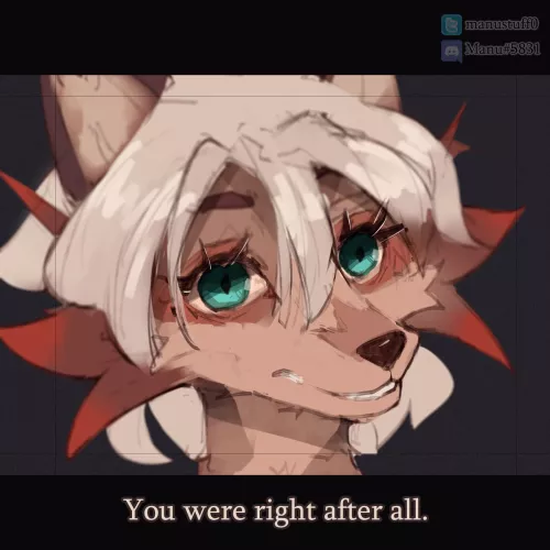 we sure are wrong sometimes [Art by me, @Manustuff0 on Twitter]