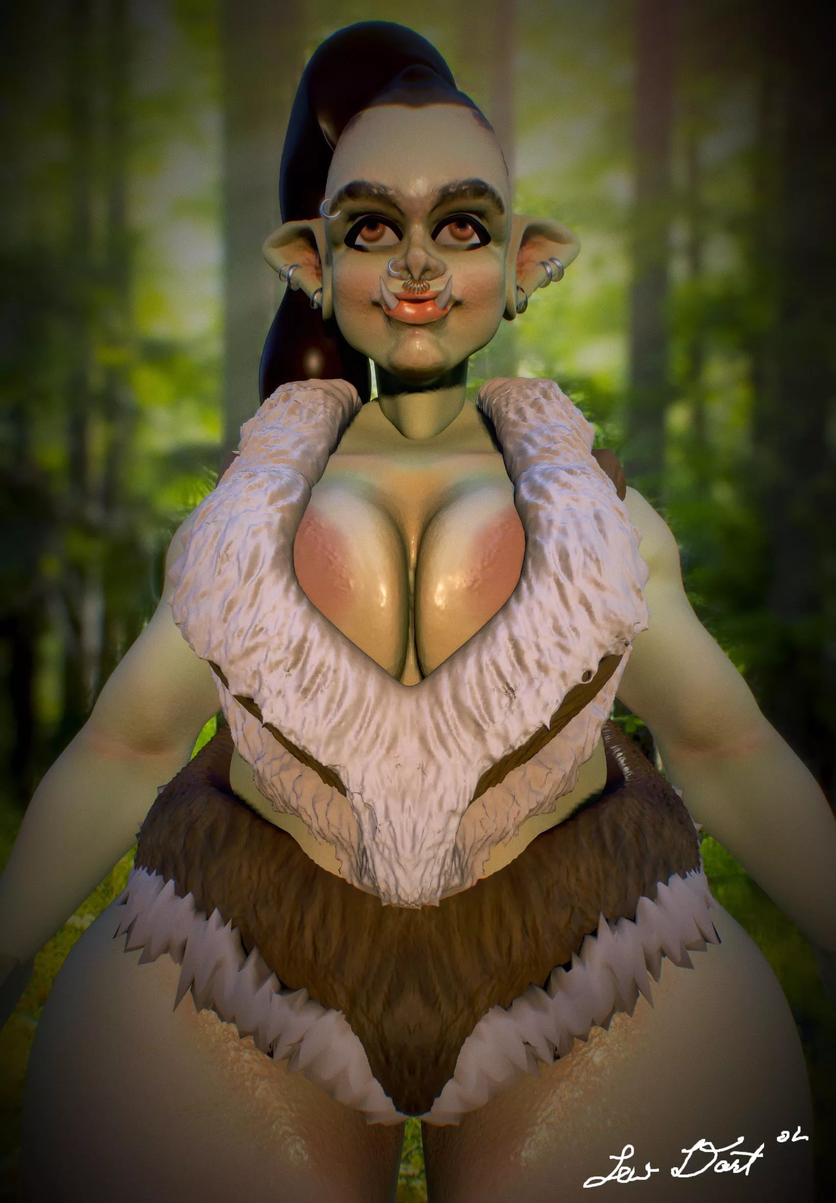 Wip. Orc girl loading