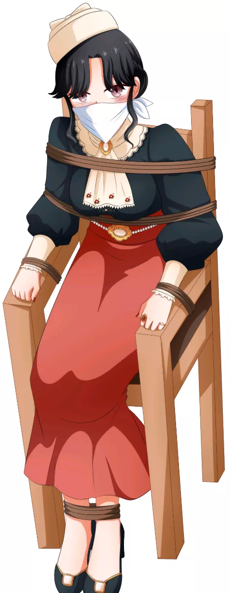 You already tied me up and put a vibrator under my skirt, what are you doing to do now?