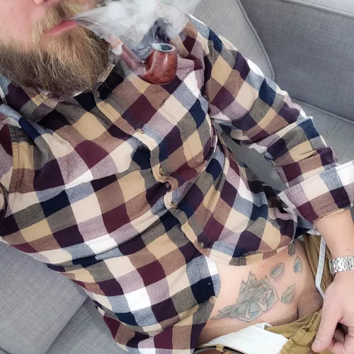 [39] Just smoking a little morning pipe