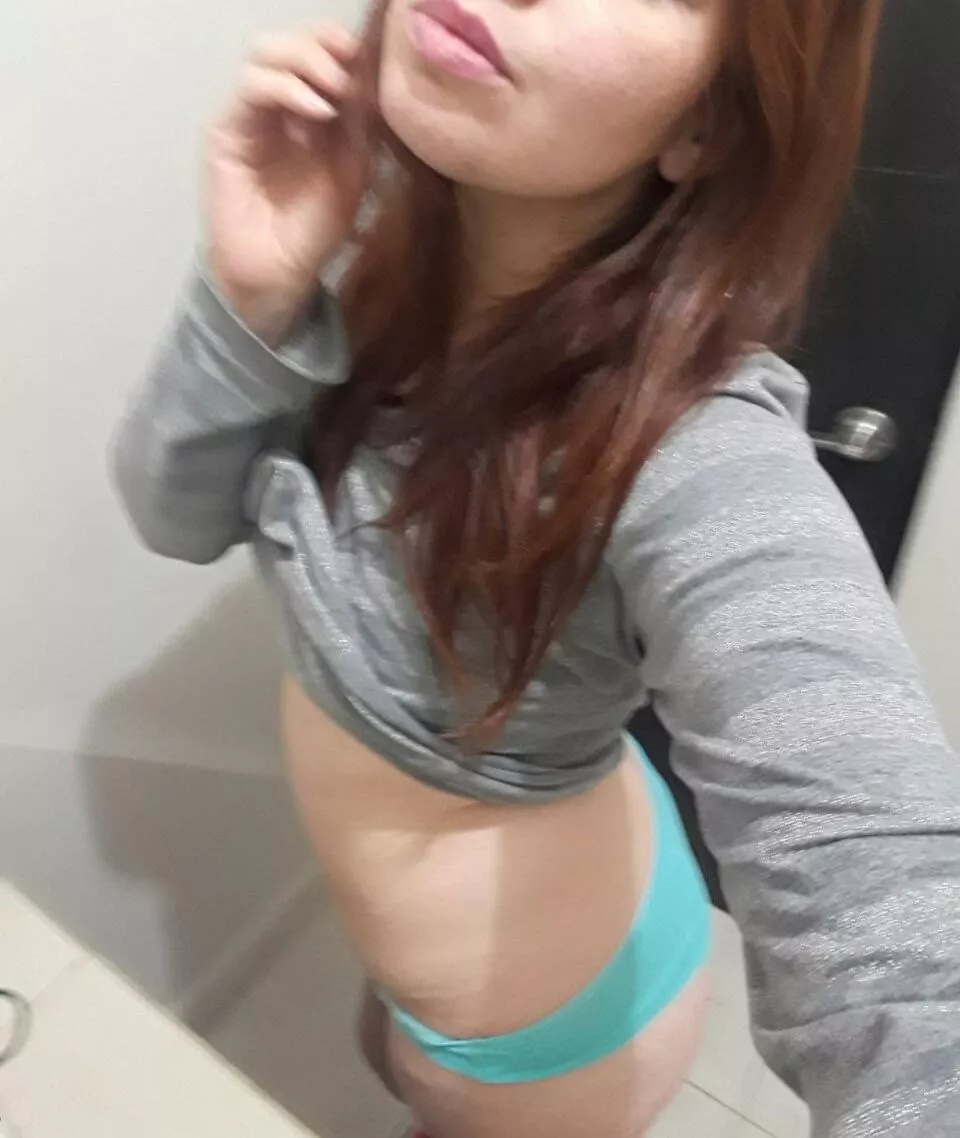 A mint surprise waits for you under my workout clothes! [F]