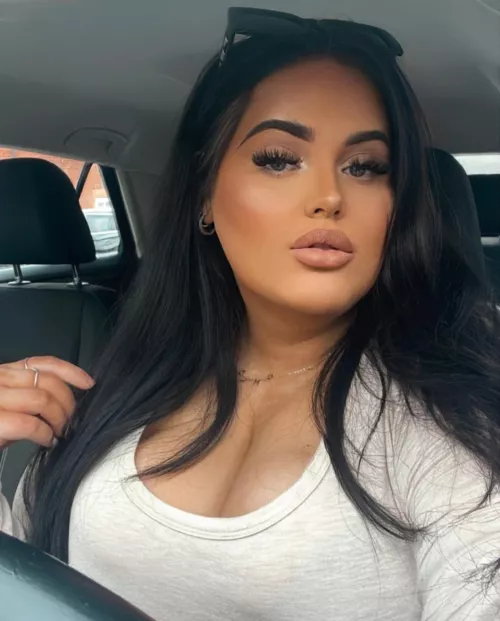 Be honest what do you notice first the make-up or the boobs?