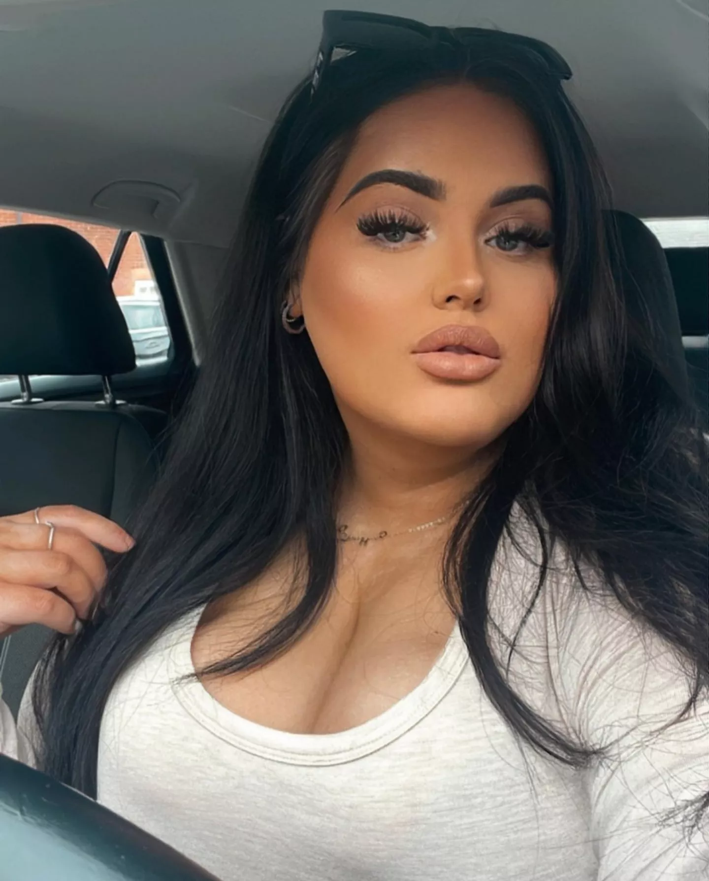 Be honest what do you notice first the make-up or the boobs?