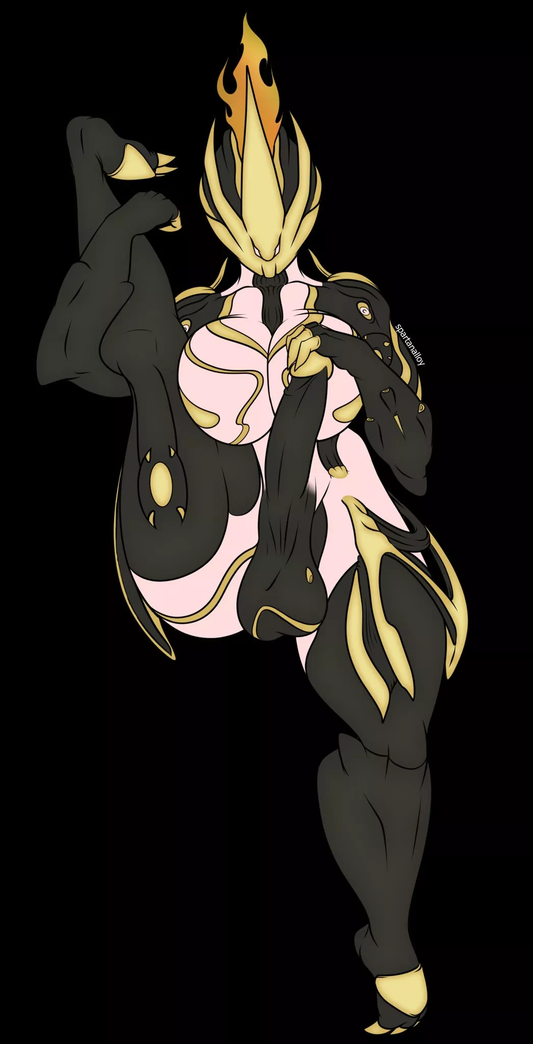 [Futa Ember] Touching herself (spartanalloy)