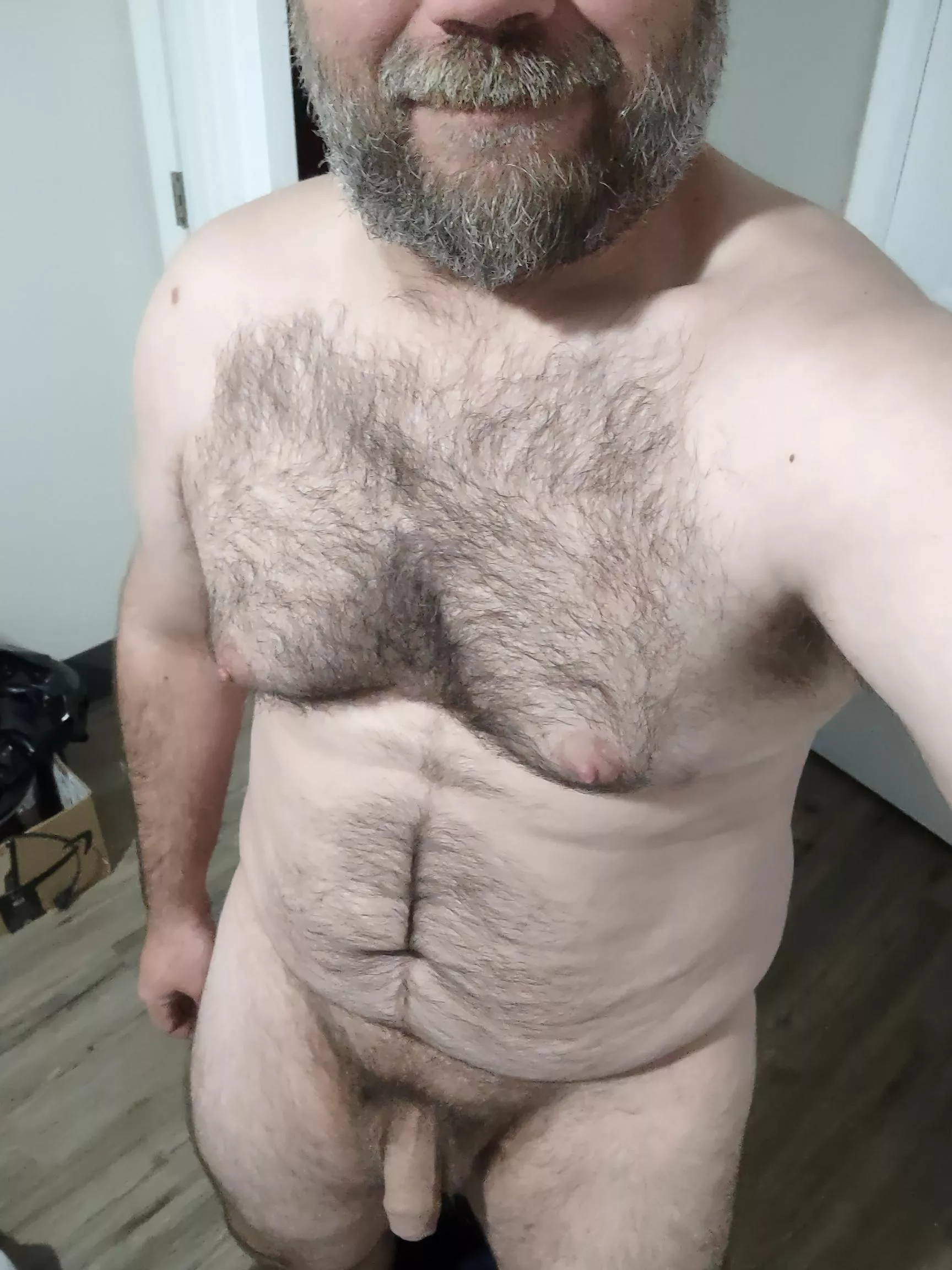 hairy and chubby lol