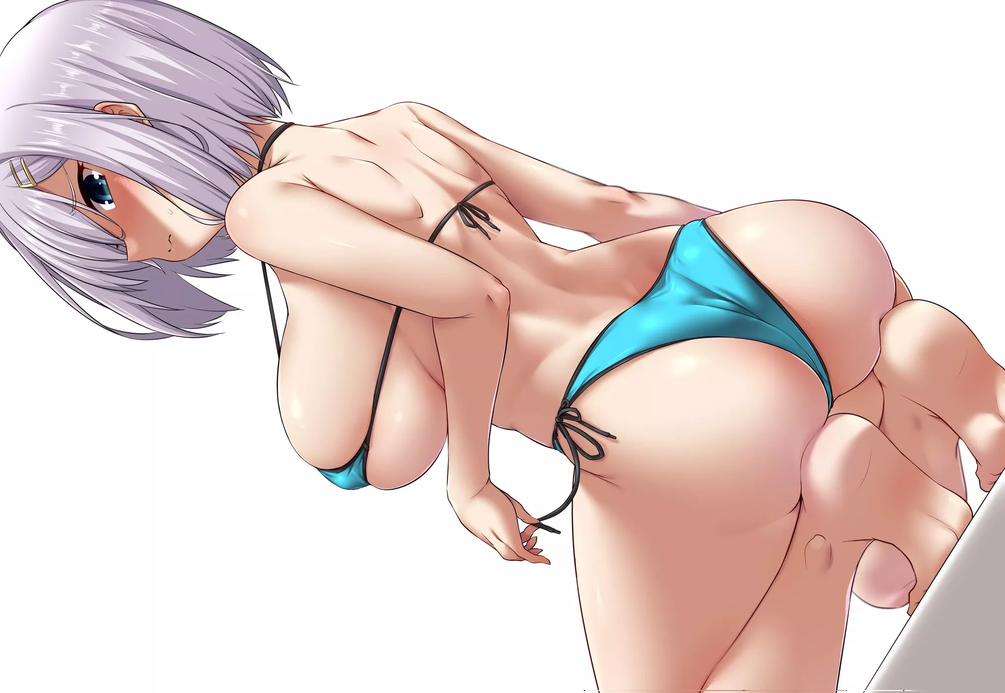 Hamakaze's butt in a bikini