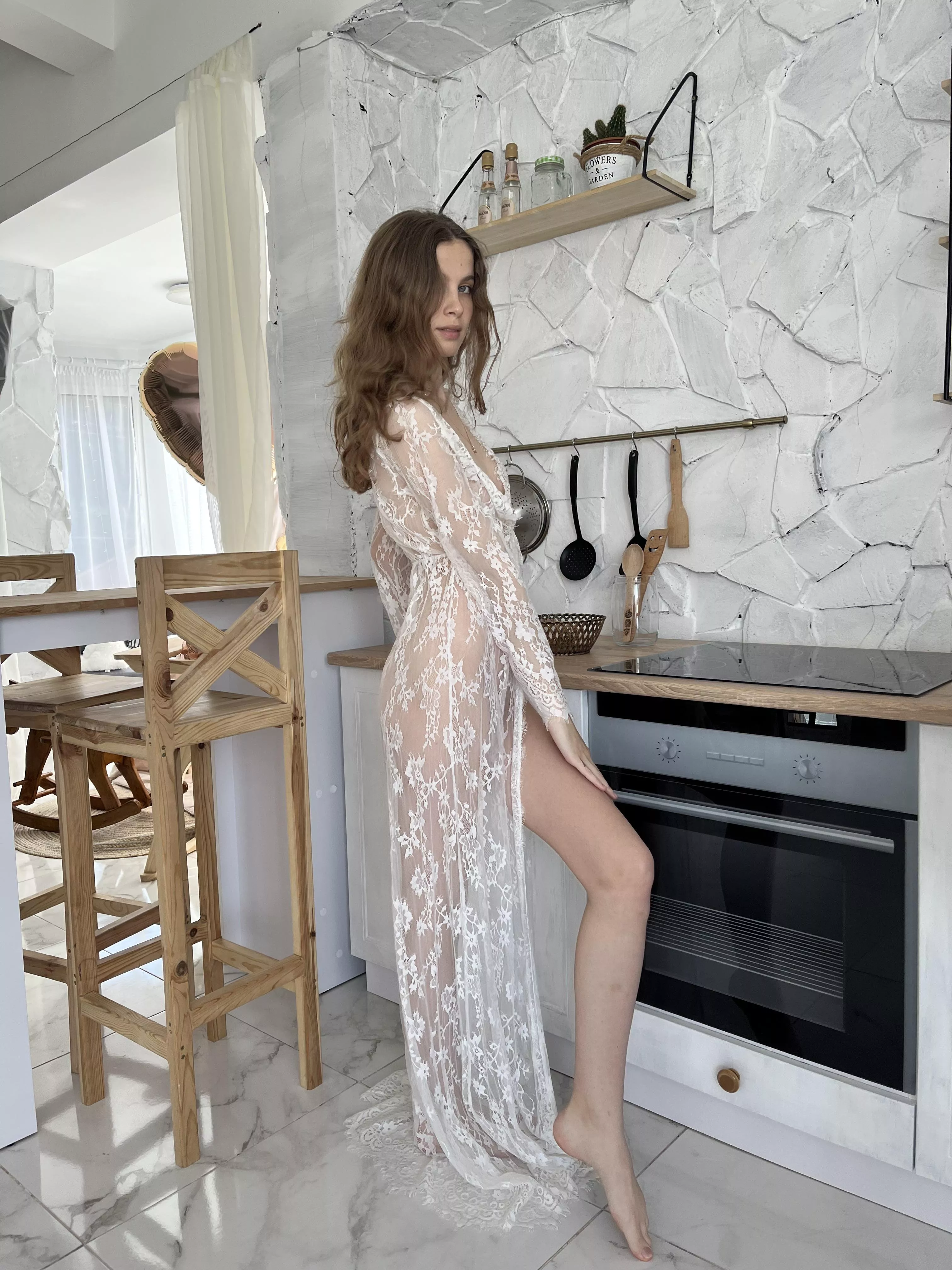 lady waiting for you