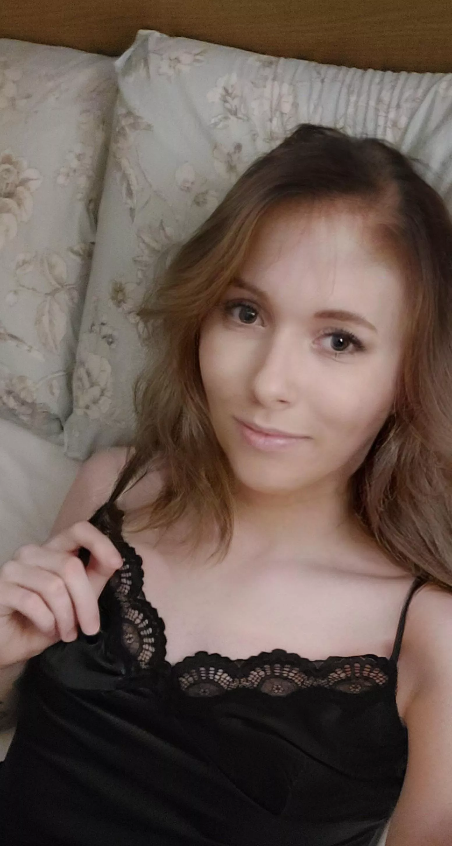 New nightie! But no boyfriend to show it to....