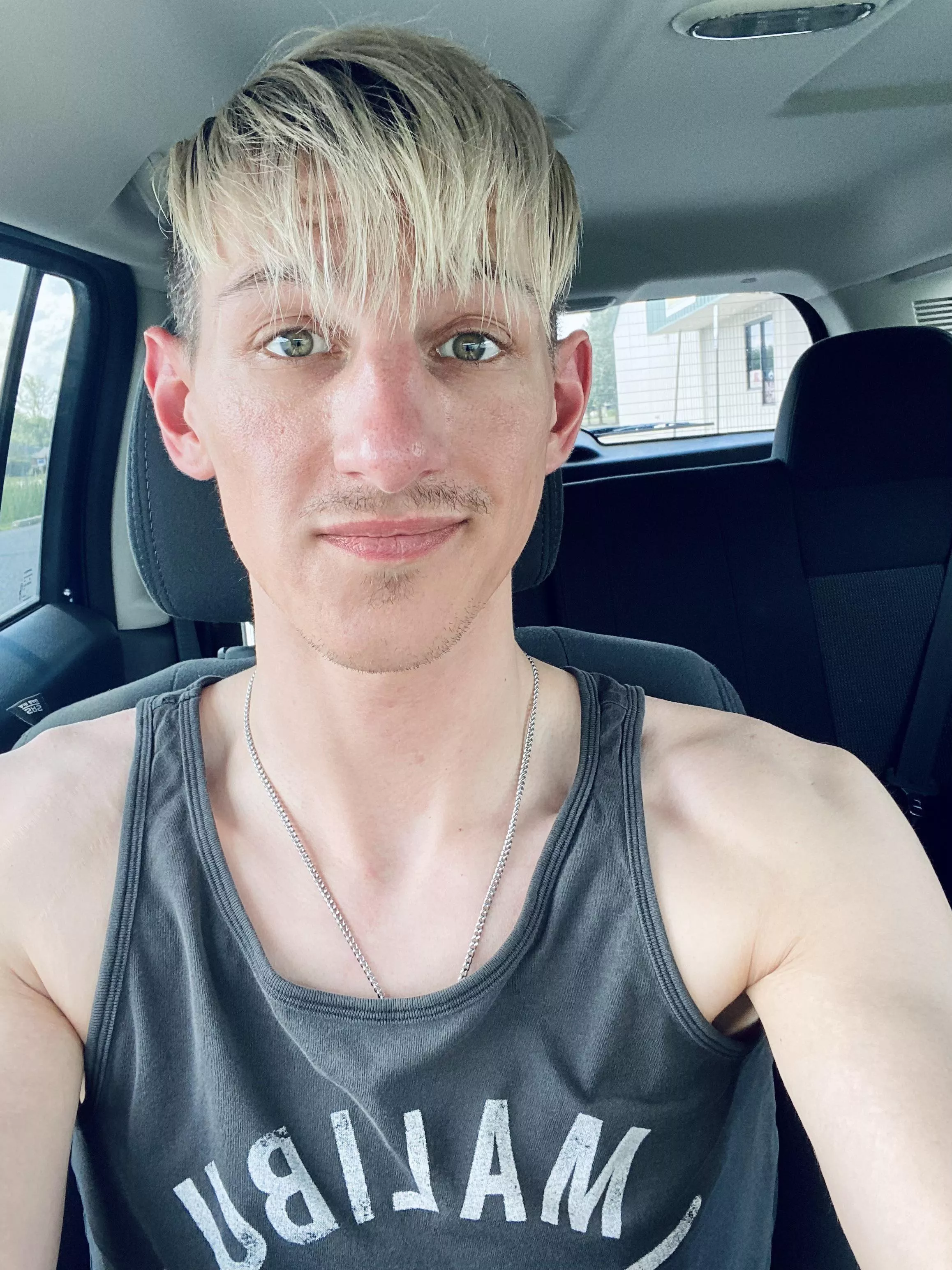 Pre-chemo selfie I found (Sept 2022), I feel like I look totally different from today