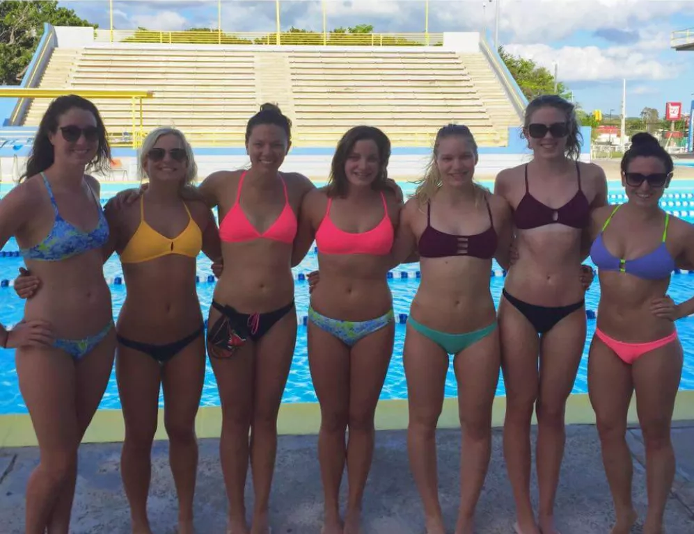 Public pool buffet choices