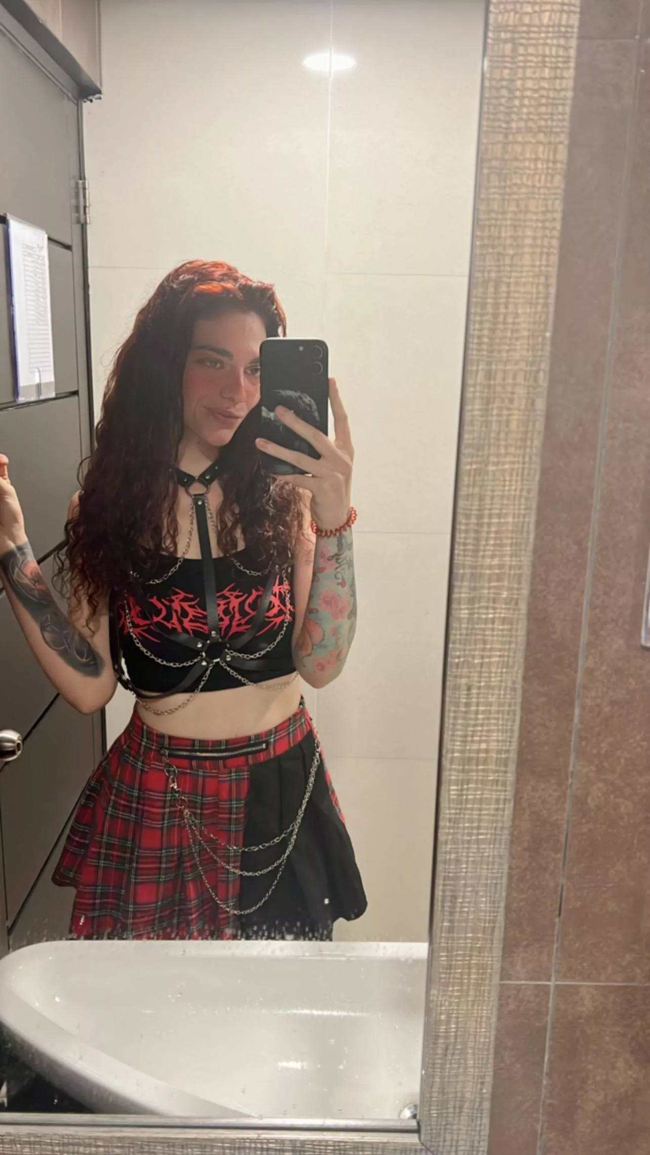 tiny, leashed and wearing no undies. would u bend me over the sink? or push me up against the wall?