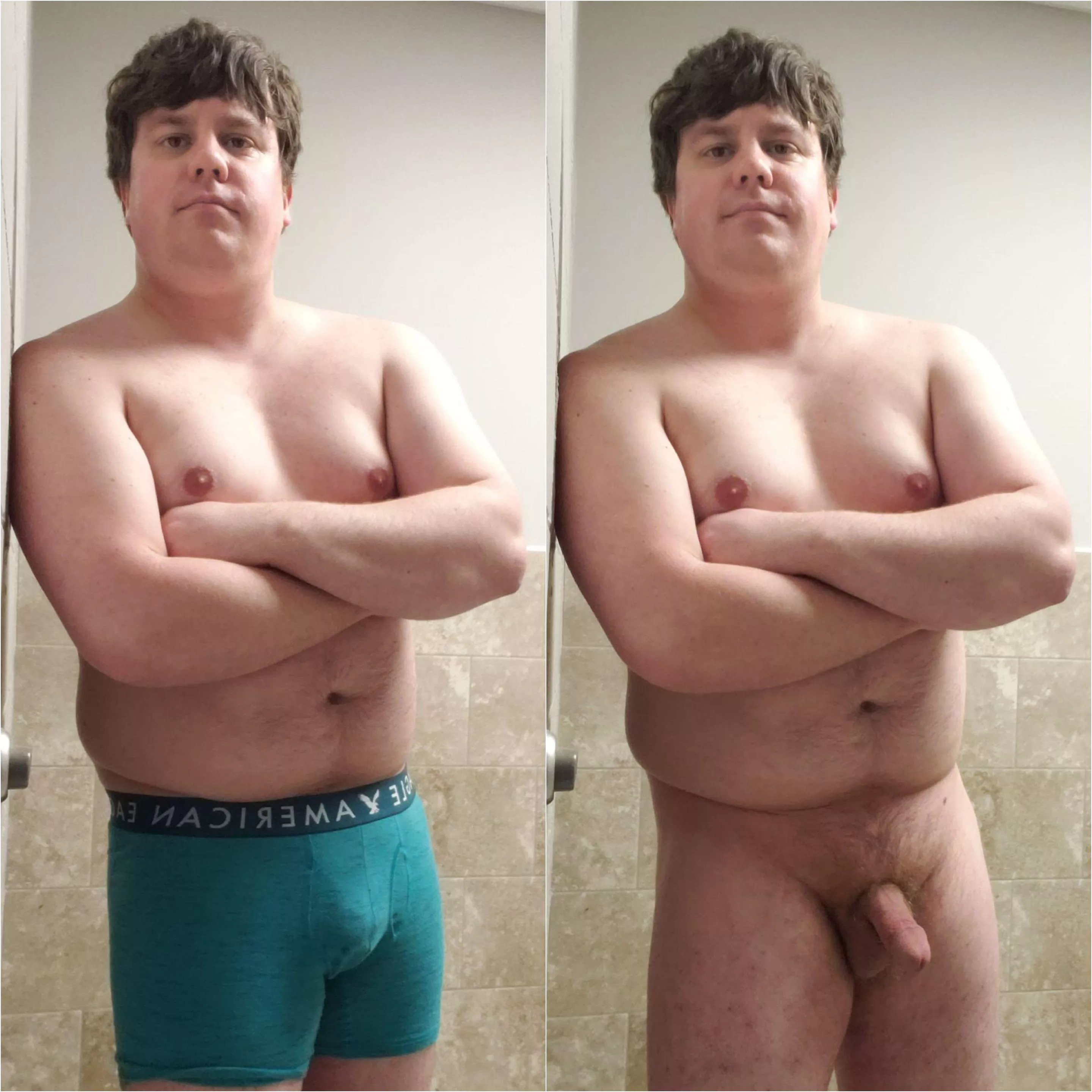 Underwear versus nude