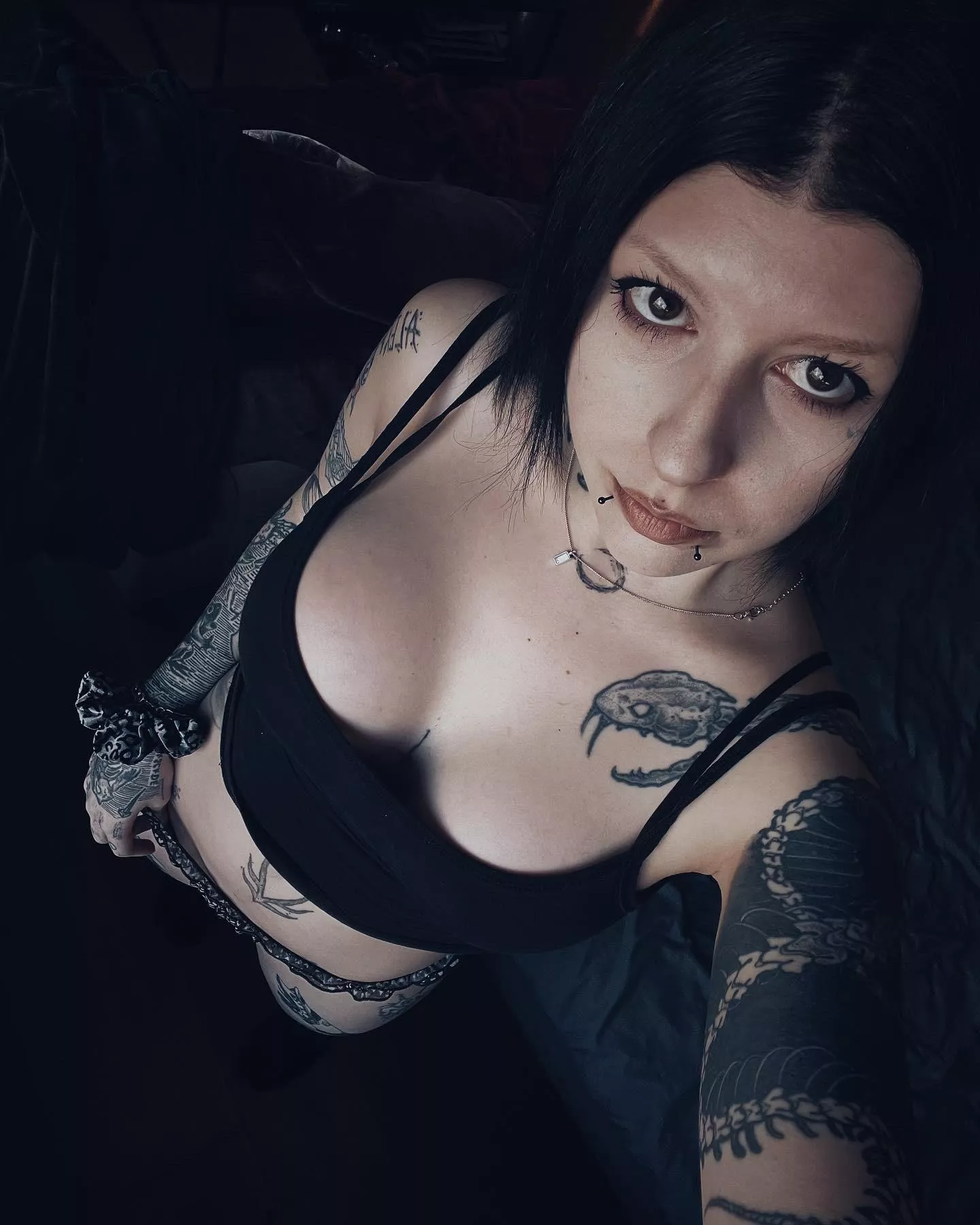 You like the snake tattoo?