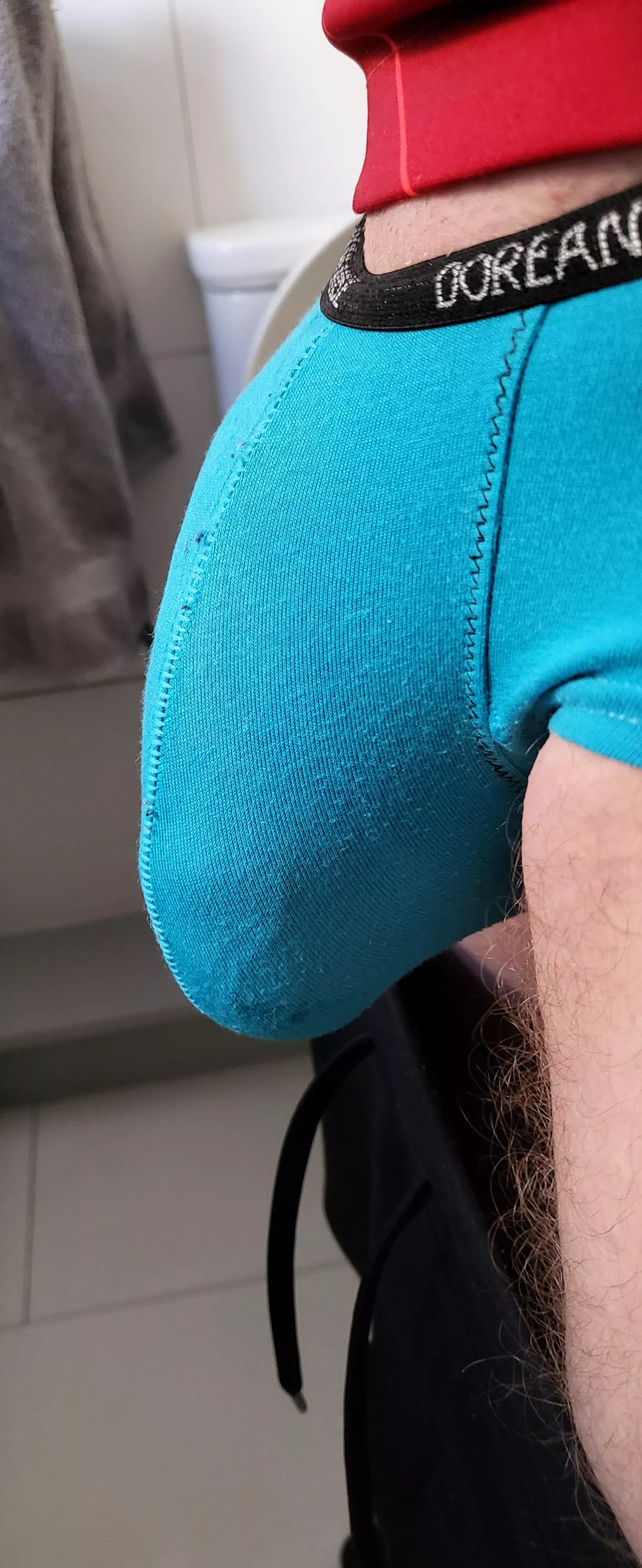 (57) In tight blue briefs! 💙