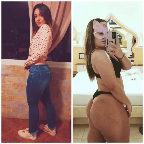 Before and after again😂❤️🍔