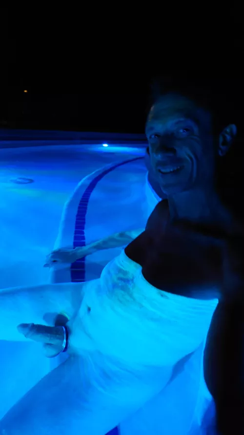 Evening swim at Mira Vista August 2022!