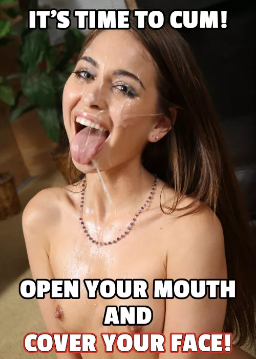 Get ready for the money shot and say 