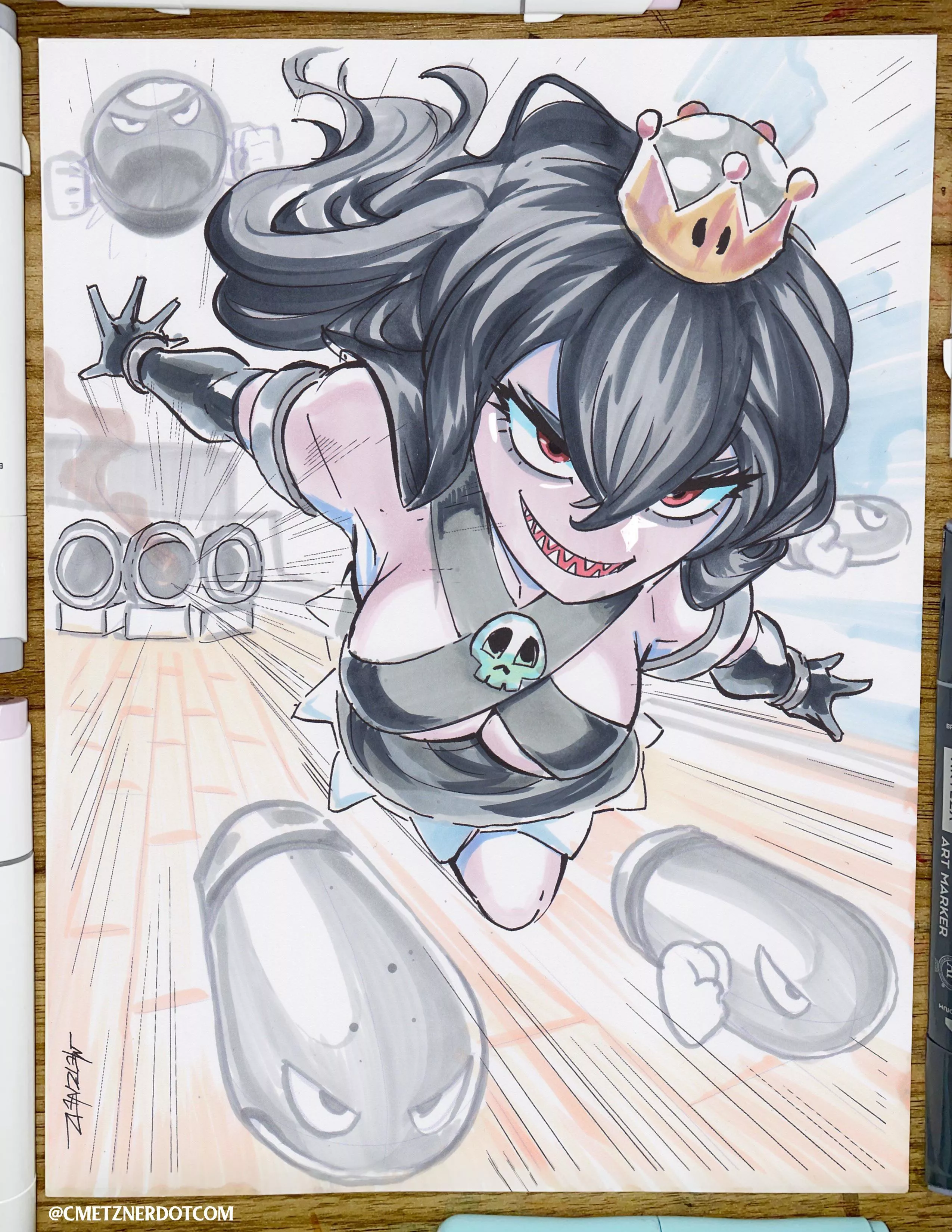 Here’s my drawing of Bull-ette Bill!