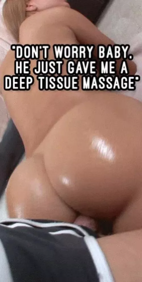 He’s not cheating if he’s just giving his female friends massages, right?