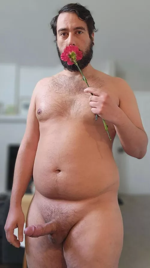 I brought you a flower for our date