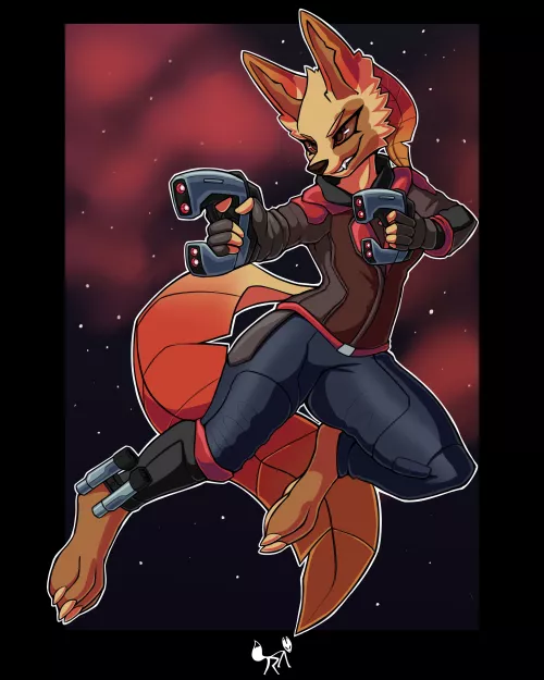 Leafy Starlord | Art by me (@RondoniteC on Twitter)