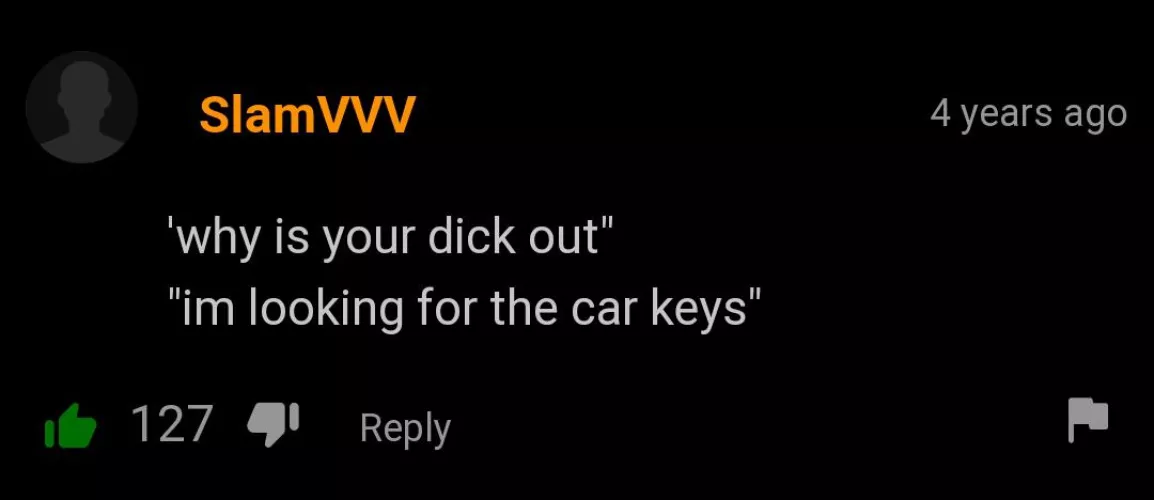 Lookin' for car keys