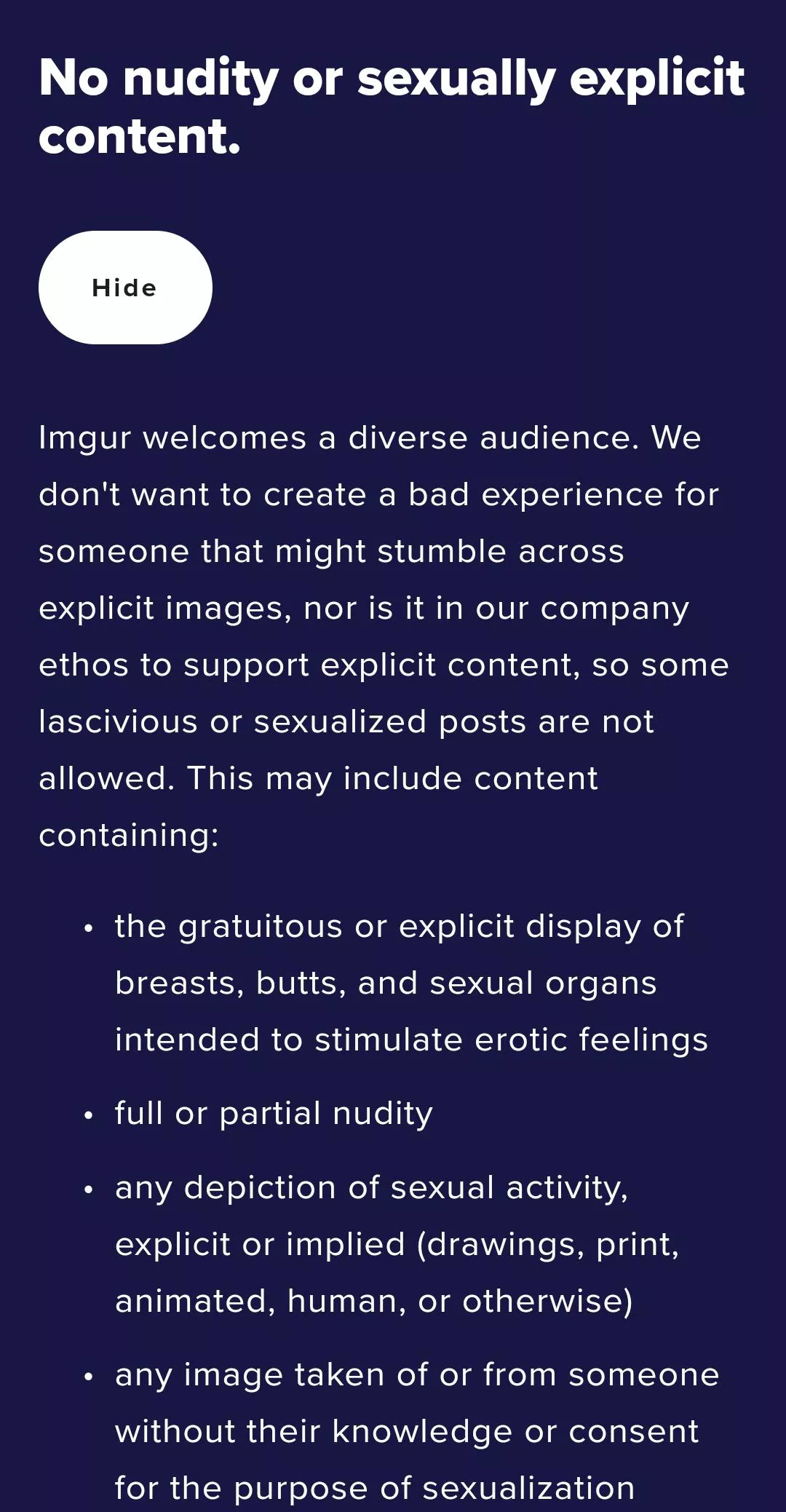 [News] Imgur ending NSFW support starting May 15th (Imgur)