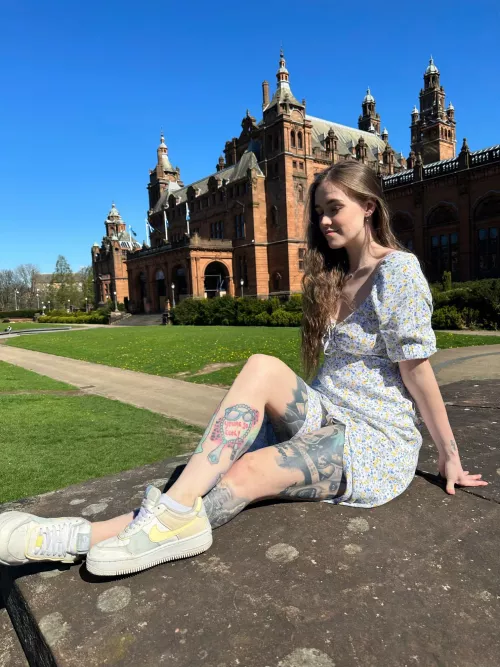 Not a nude but just enjoying a beautiful day