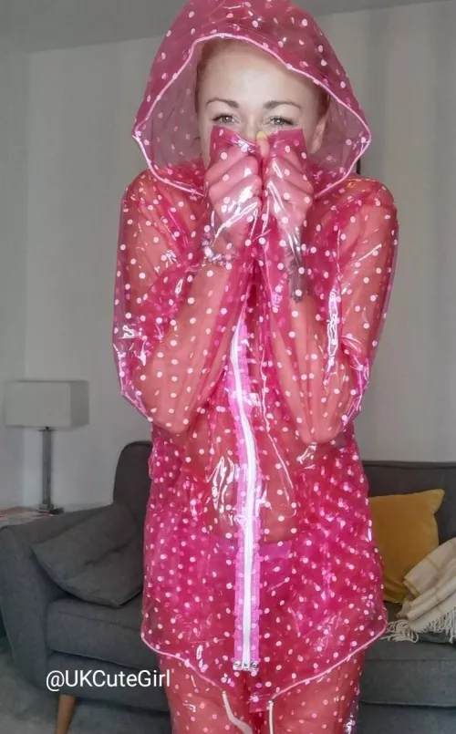 Rainwear hoods are so cute 💕✨