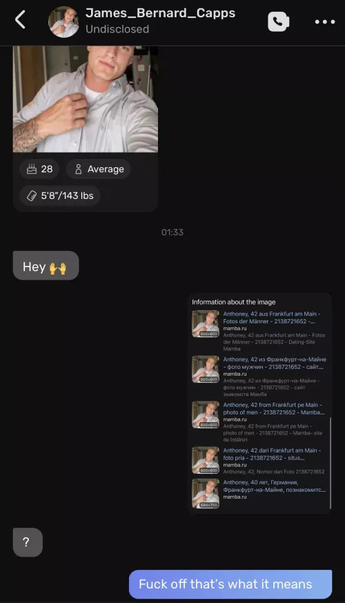 Remember to always reverse image search!