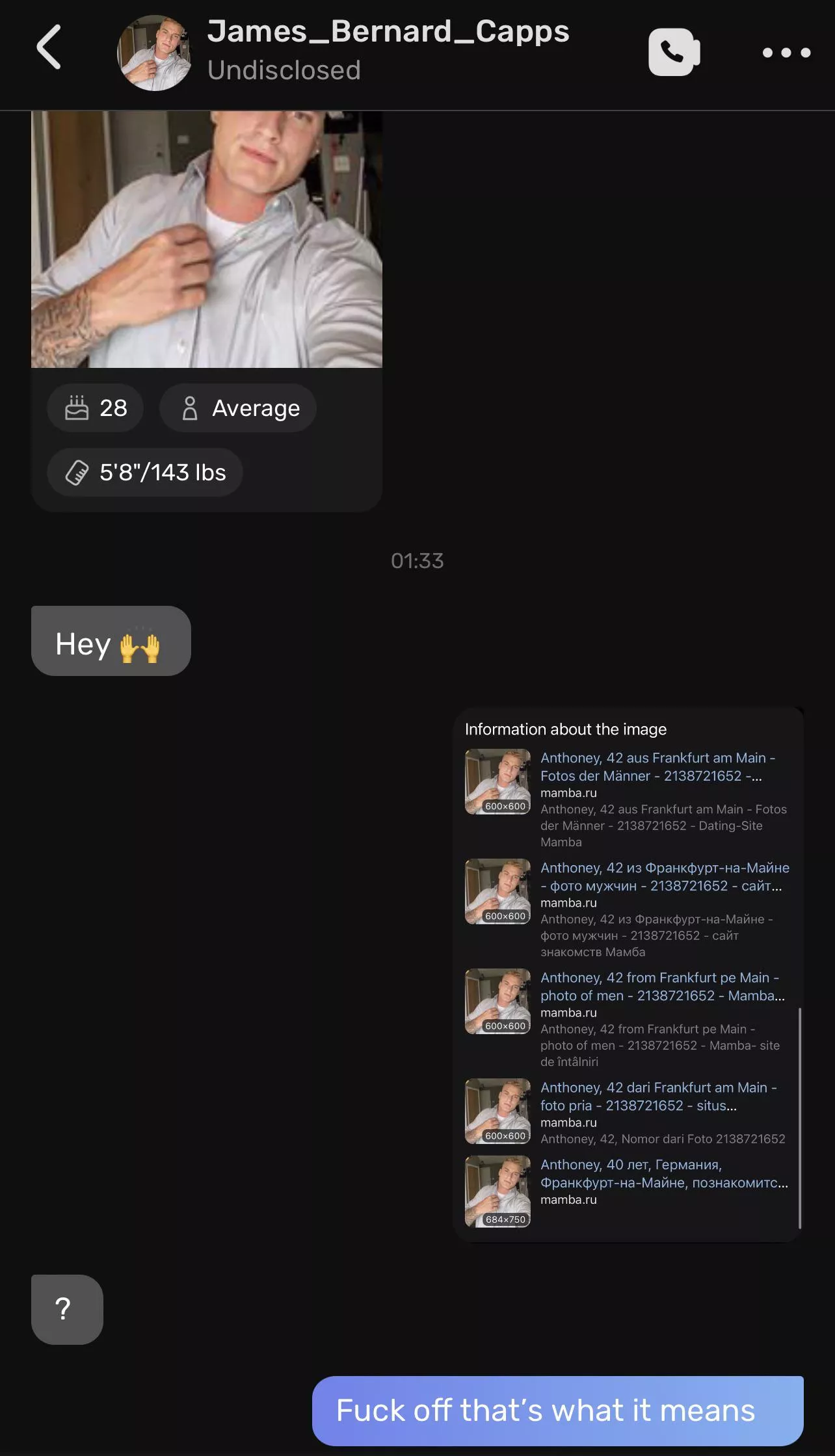 Remember to always reverse image search!