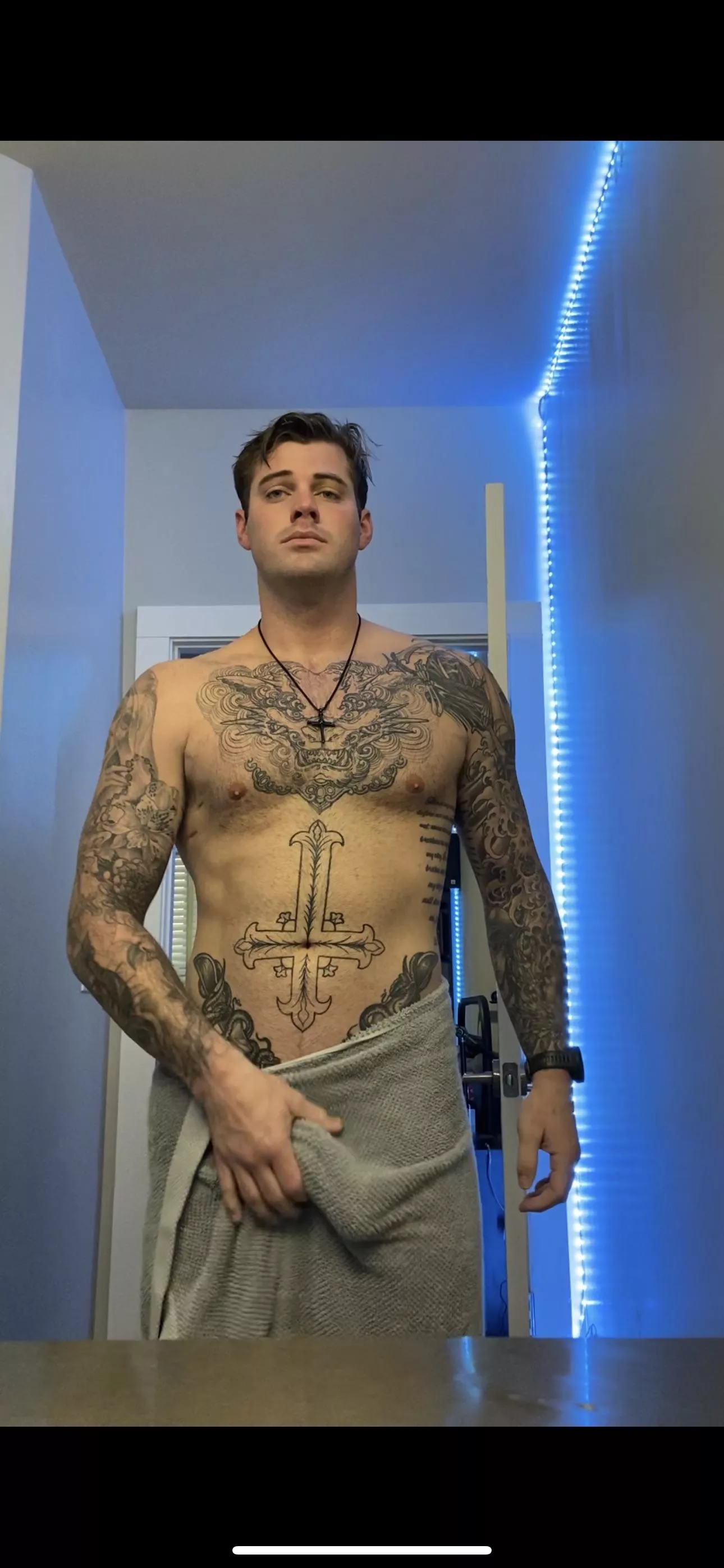 The lower half of me is covered as well