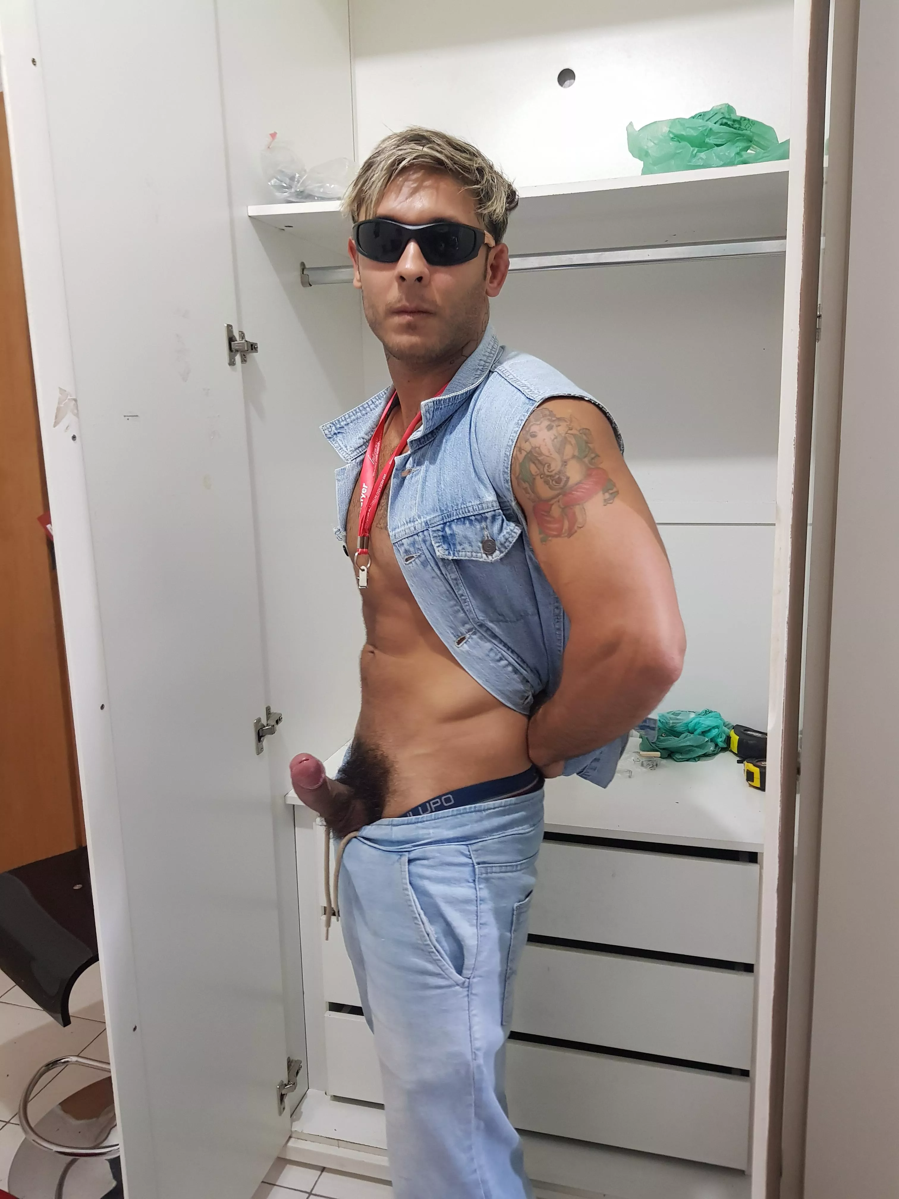 this photo is considered public, as I was doing a wardrobe assembly at a client's house while she was in the kitchen making coffee for me and her husband taking a shower