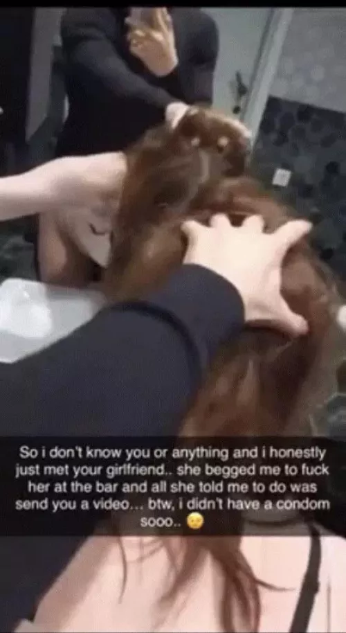 What would you do if you were her bf? Or if you were the stranger, would you try to knock her up or not?