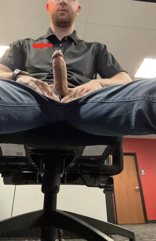 Wyd if you catch me with my cock out at my desk?