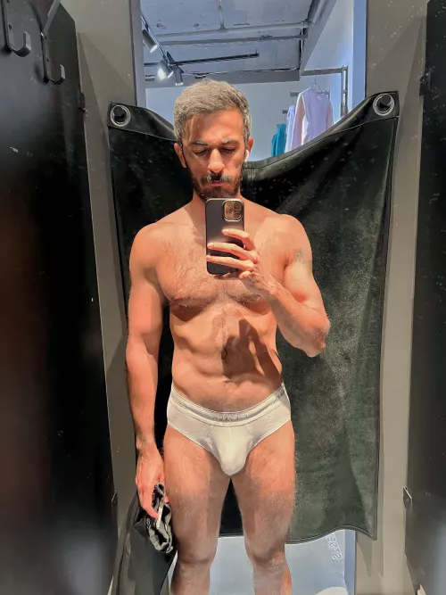 Changing rooms are meant to take half naked photos.