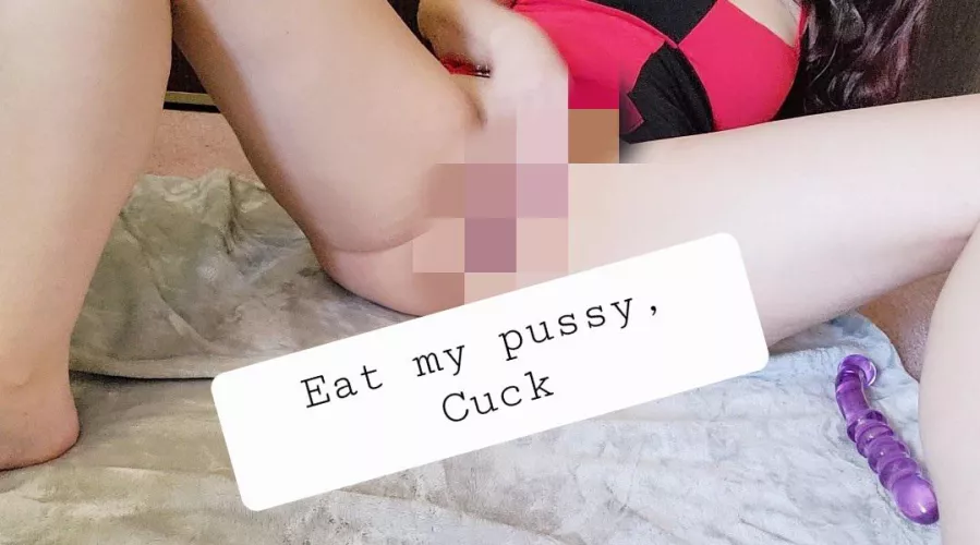 Clean up all that alpha cum, beta cuck