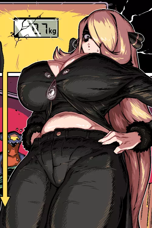 Cynthia/Shirona gained weight (Kingbawoon) [Pokemon]