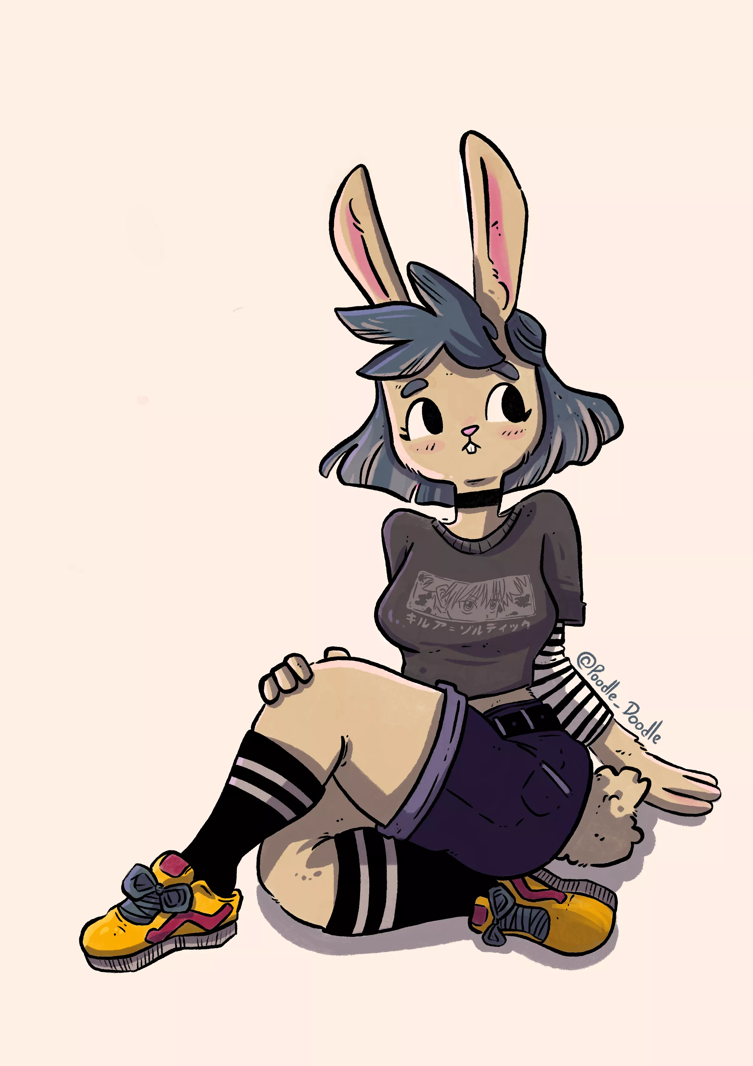 Daily Furry Sketch - Do you like anime too? [OC]