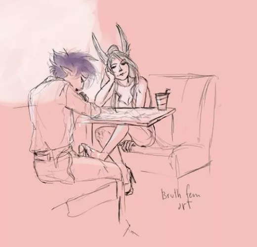 Gentle foot job! [@Bruth fem art]