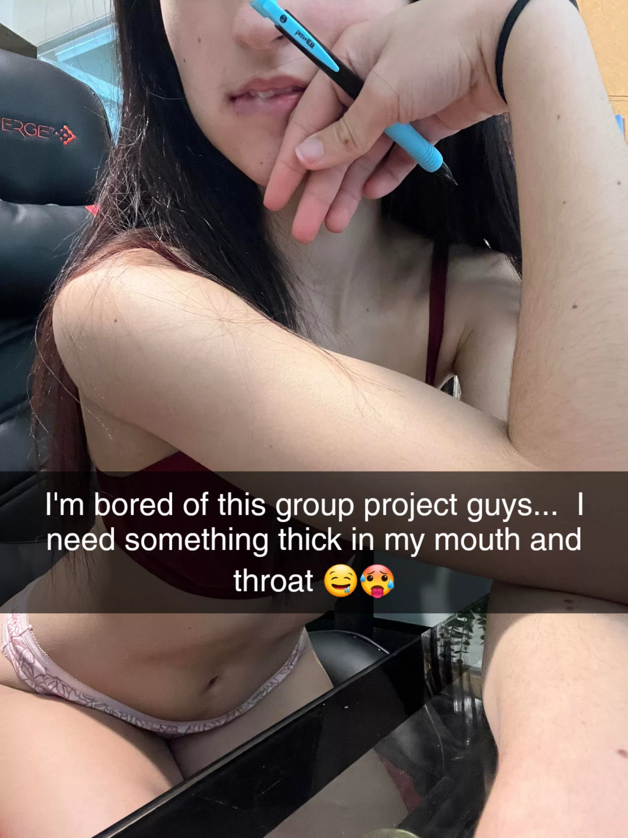 Helps break up the studying, and counts as a protein snack 😜😘