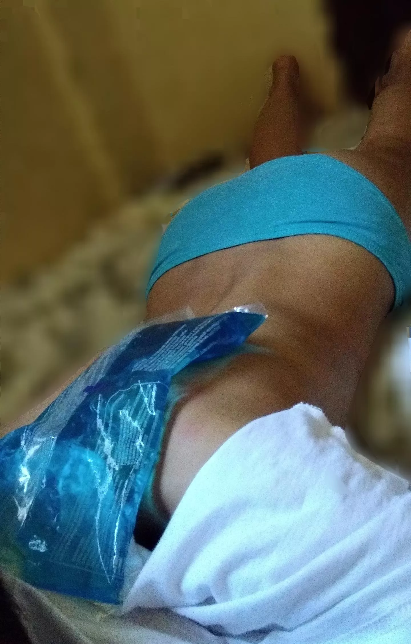 Hot compress+old undies; such a relie(f)