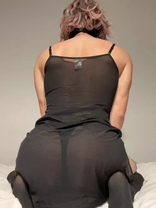 I hope my panties aren’t too visible…