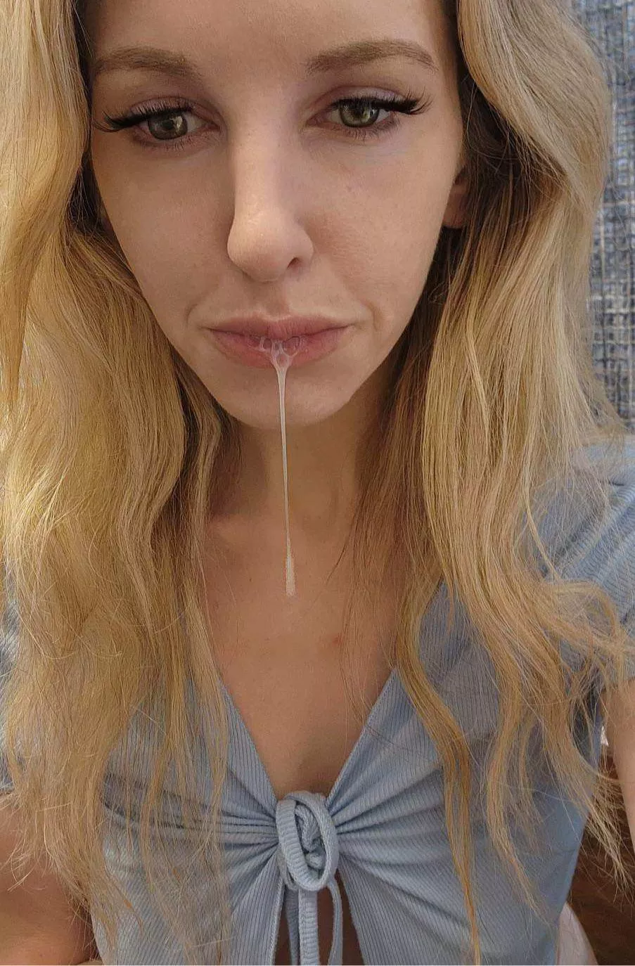 I love when the spit runs down my face [oc]