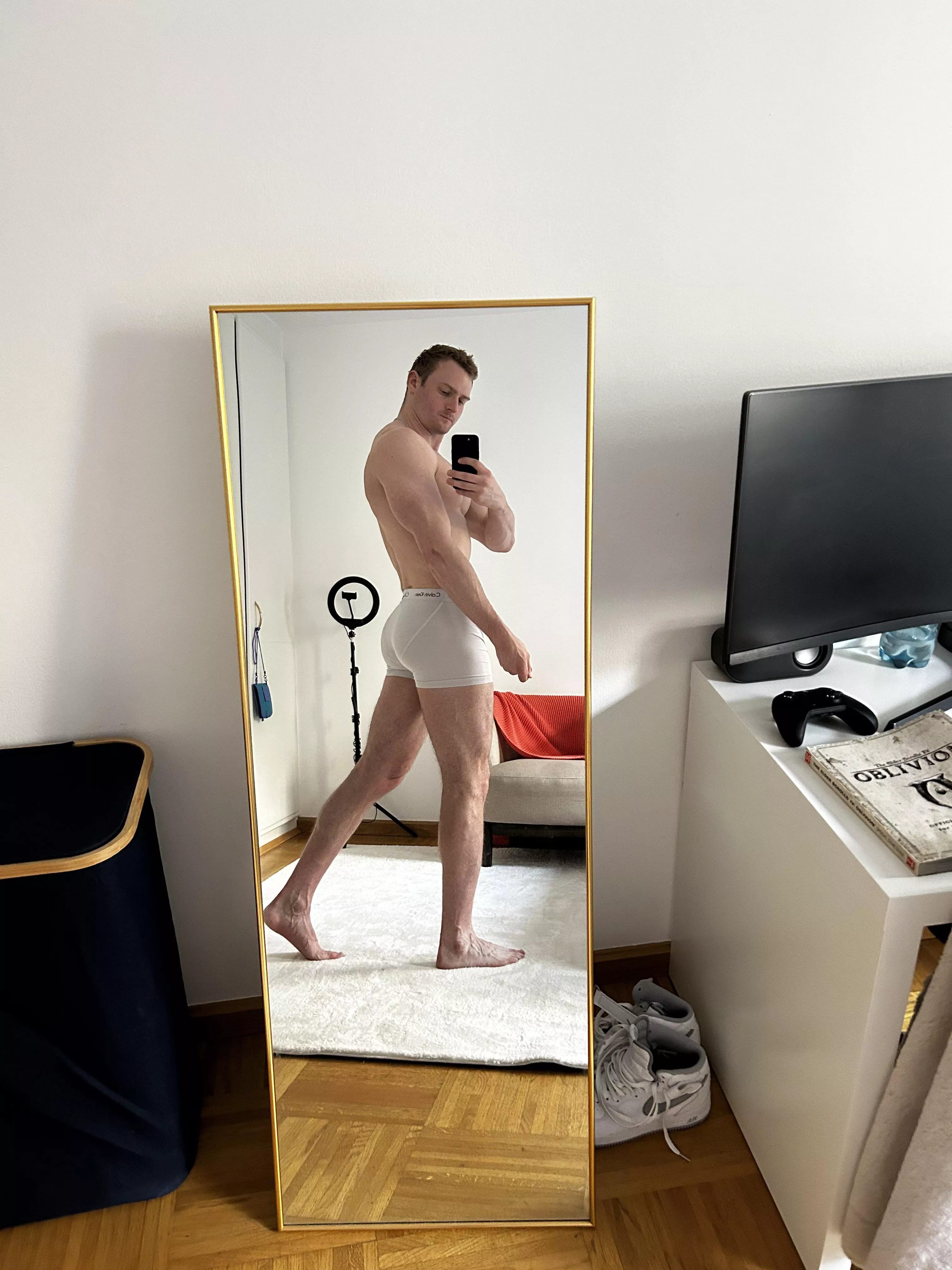 I used to get made fun of for my flat ass, so I built a new one