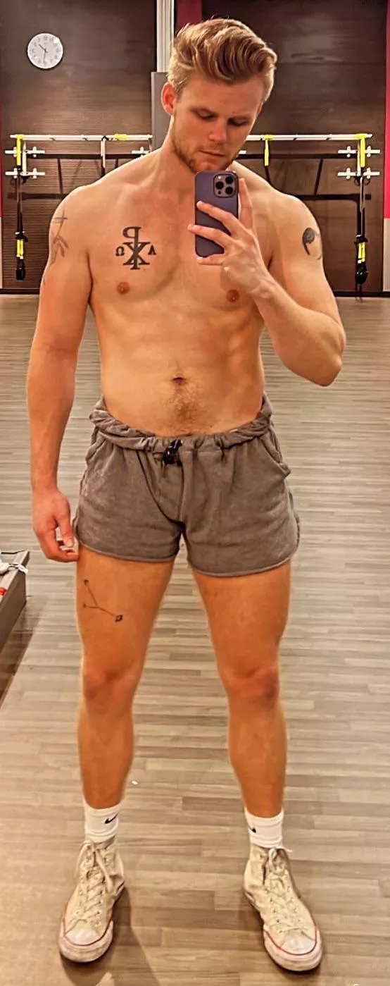 Just finished pounding the gym, what should I do next 😏