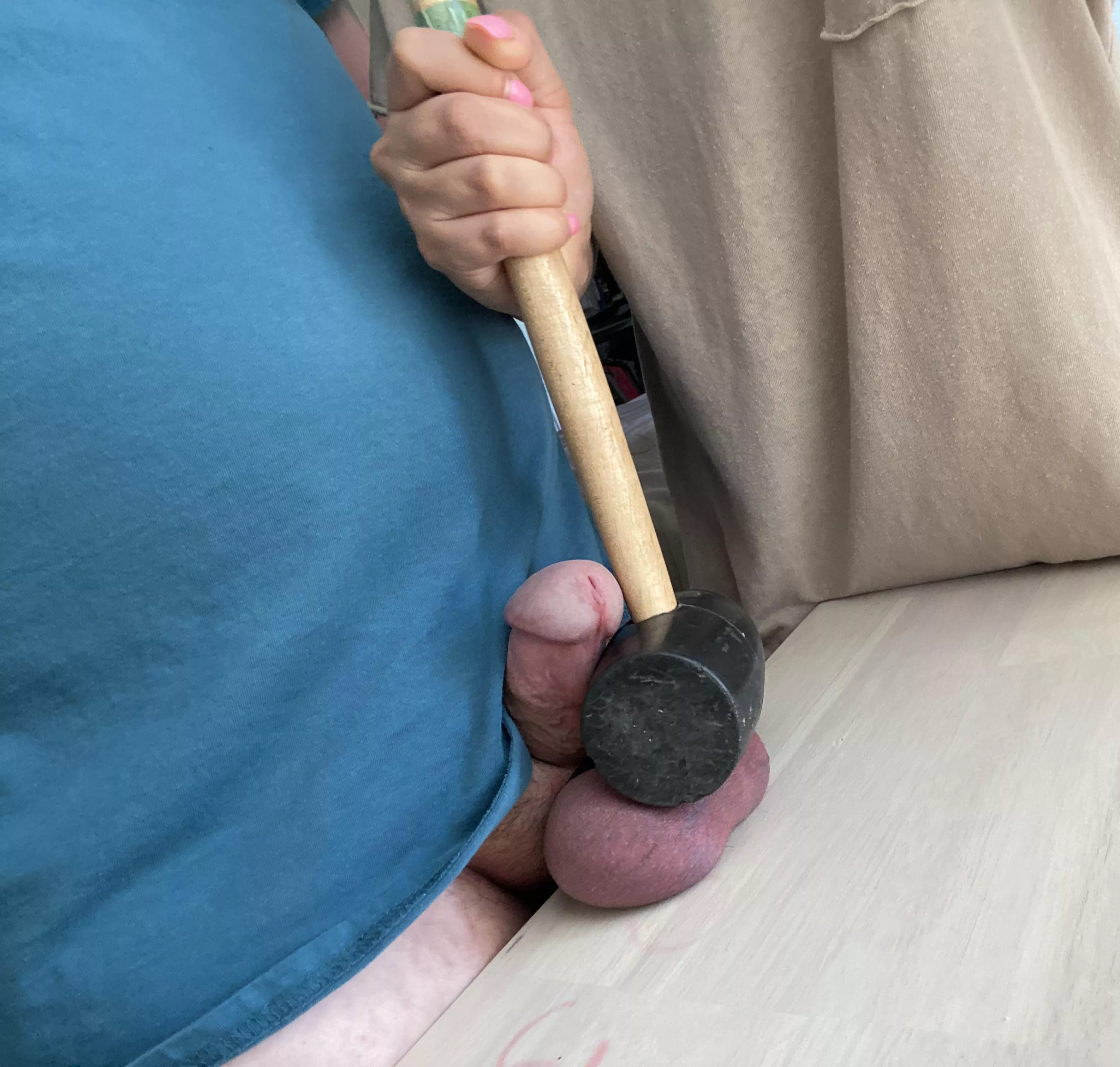 Let’s think about what your punishment for getting hard without permission should be!