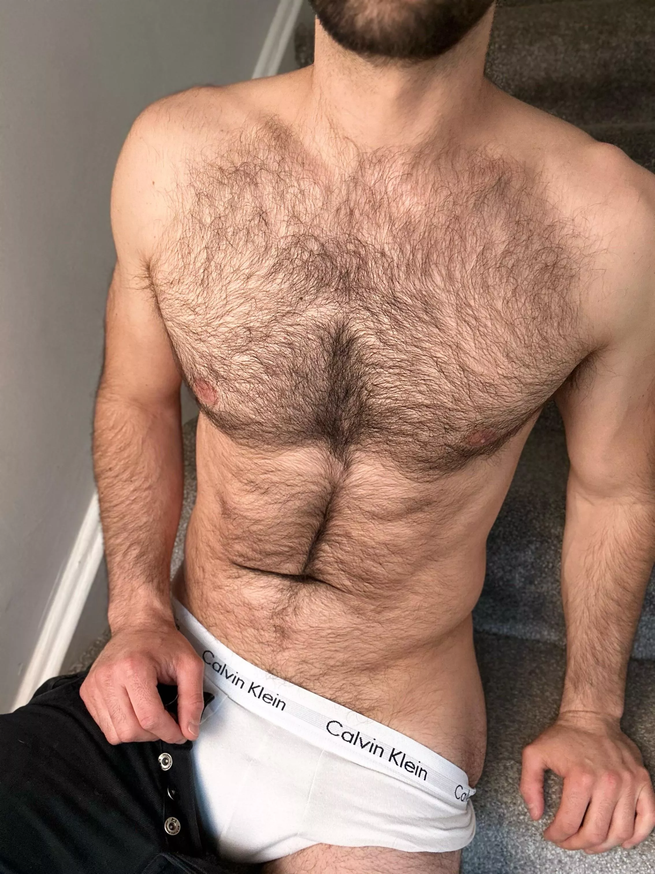 Messy morning bod fur. Neaten it out for me.