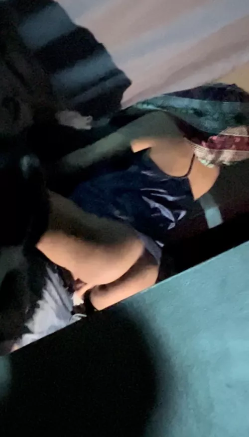 My gf looks amazing on top of my best friends cock